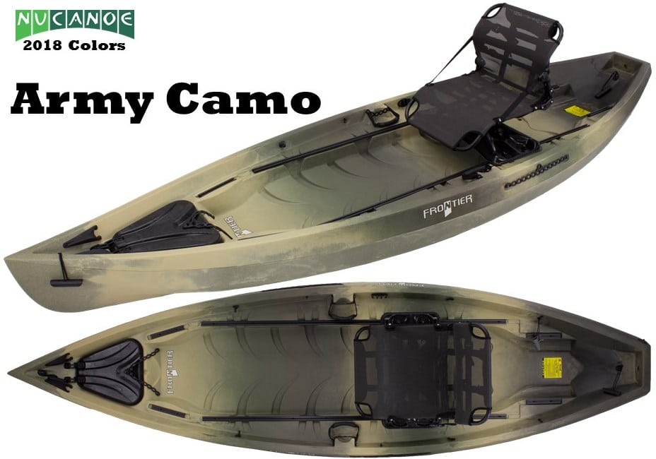 Army Camo | Fishing Kayaks | Canoe Fishing | Nucanoe