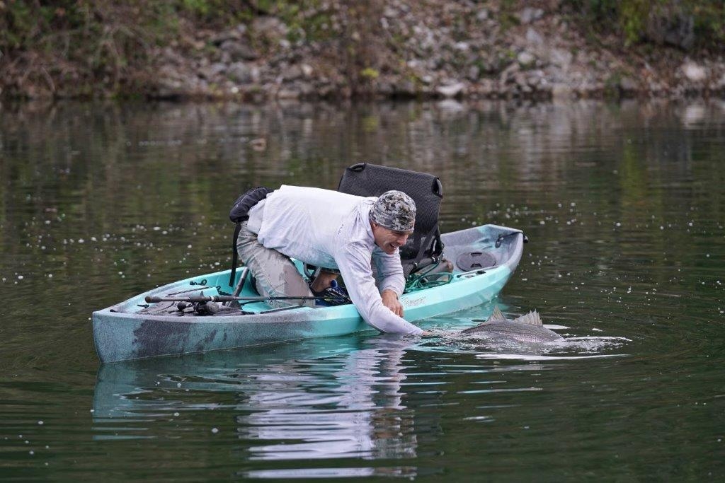 Graham Tayloe Billy Davis Striper | Fishing Kayaks | Canoe Fishing | Nucanoe