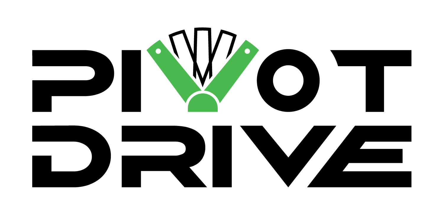 Pivot Drive Logo Black | Fishing Kayaks | Canoe Fishing | Nucanoe