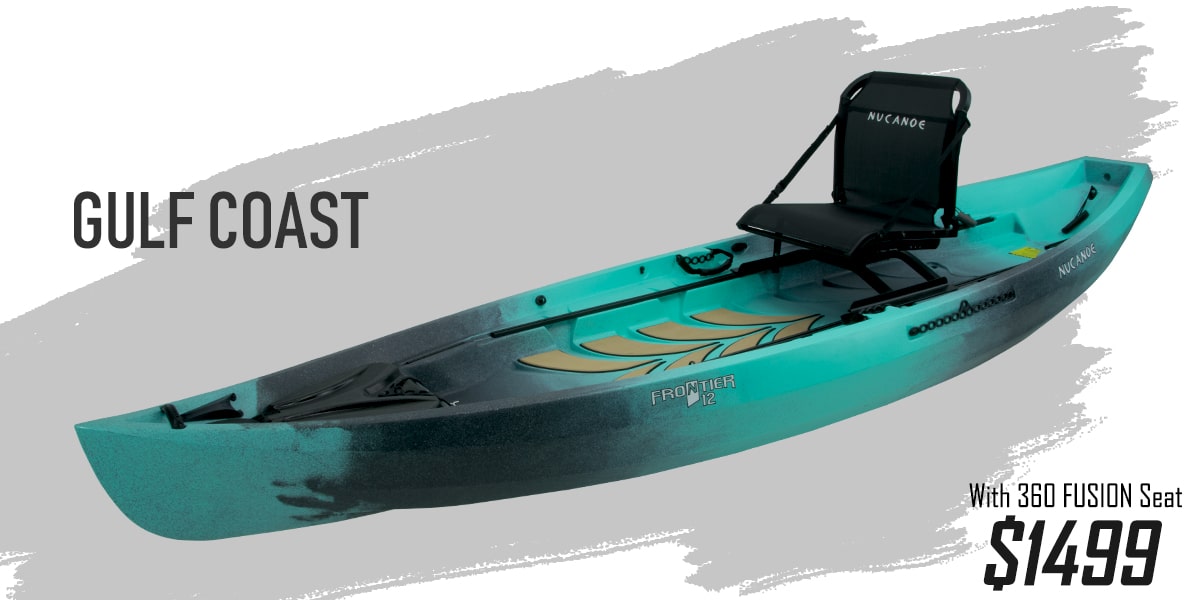 frontier 12 nucanoe hunting & fishing kayaks