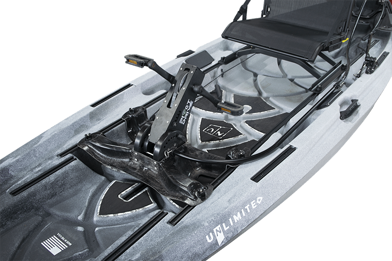 Unlimited Pivot Drive | Fishing Kayaks | Canoe Fishing | Nucanoe